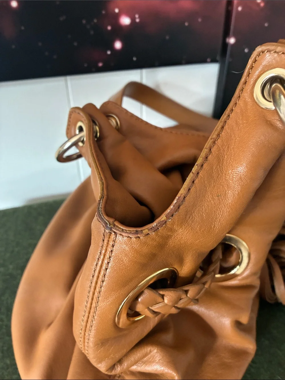 Michael Kors Leather Hobo Bag